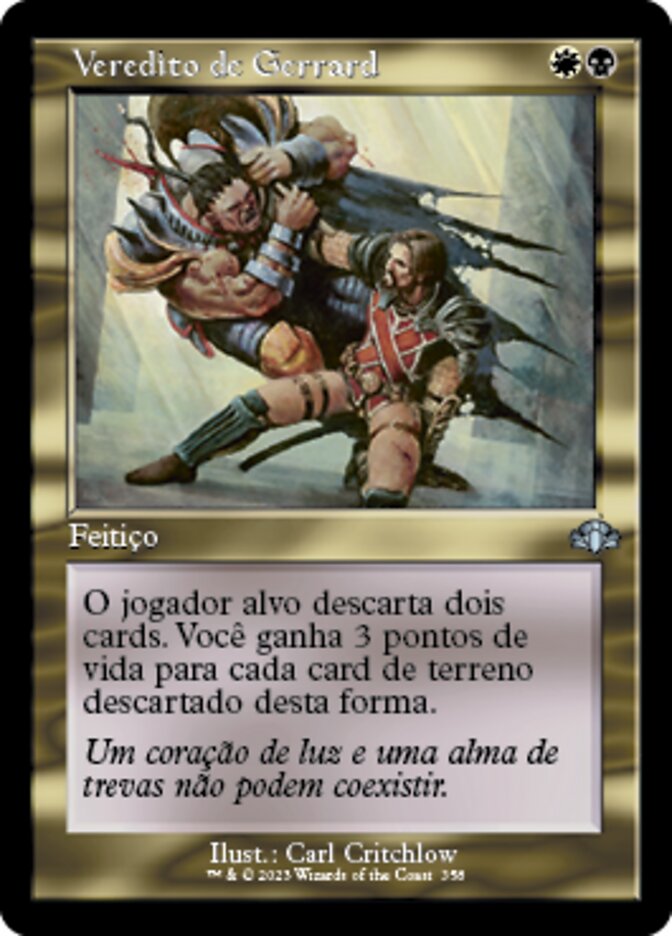 Veredito de Gerrard / Gerrard's Verdict - Magic: The Gathering - MoxLand