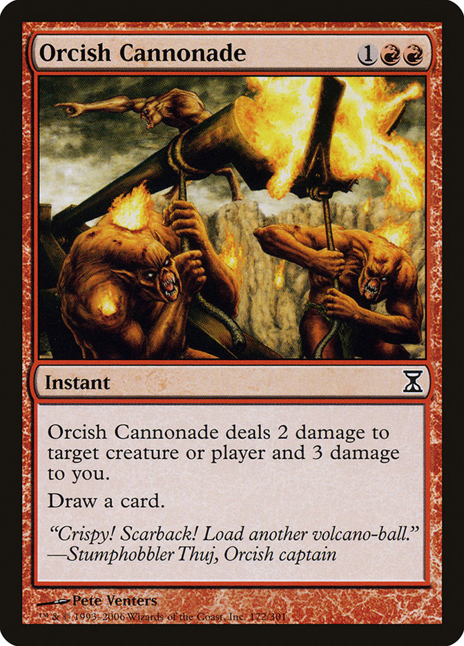 Bombardeio Orc / Orcish Cannonade - Magic: The Gathering - MoxLand