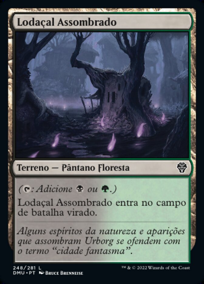 Lodaçal Assombrado / Haunted Mire - Magic: The Gathering - MoxLand