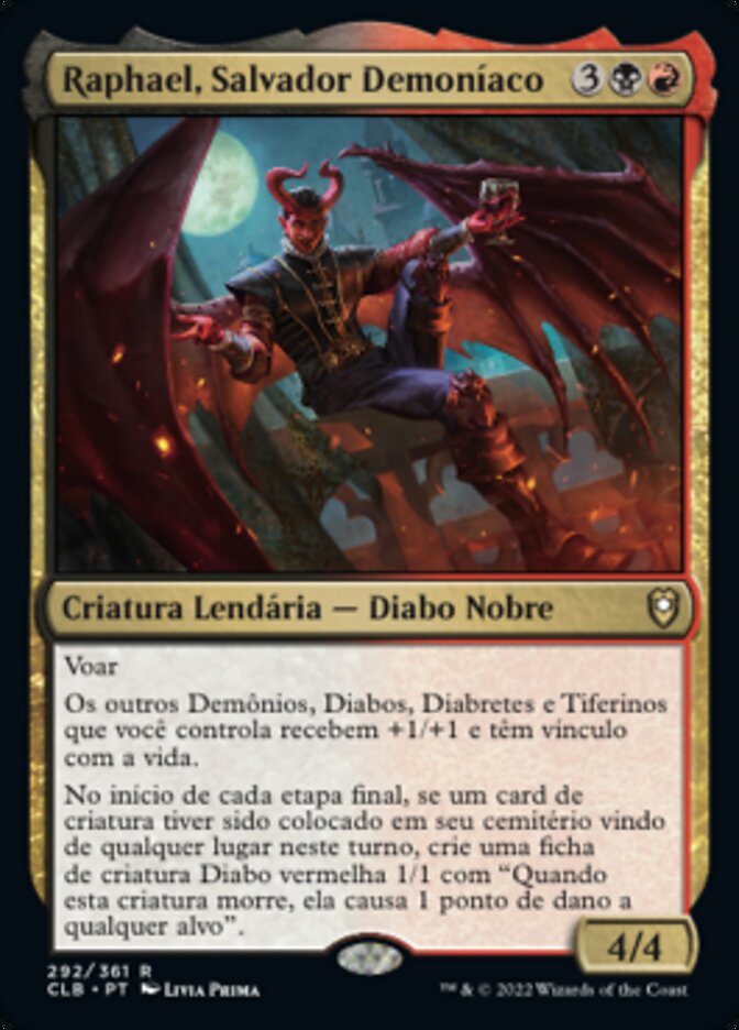 Raphael, Salvador Demoníaco / Raphael, Fiendish Savior - Magic: The Gathering - MoxLand