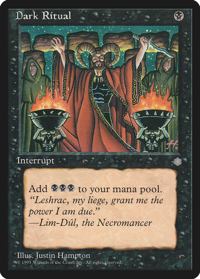 Ritual Sombrio / Dark Ritual - Magic: The Gathering - MoxLand