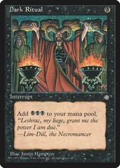 Ritual Sombrio / Dark Ritual - Magic: The Gathering - MoxLand