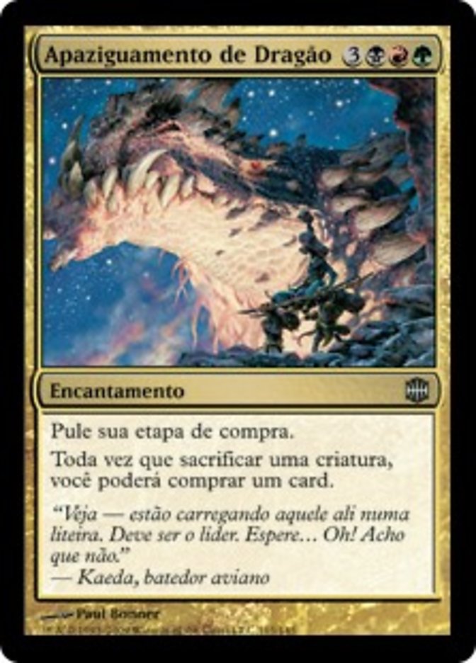 Apaziguamento de Dragão / Dragon Appeasement - Magic: The Gathering - MoxLand