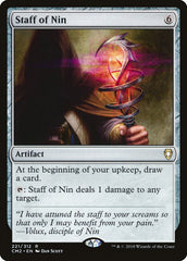 Cajado de Nin / Staff of Nin - Magic: The Gathering - MoxLand