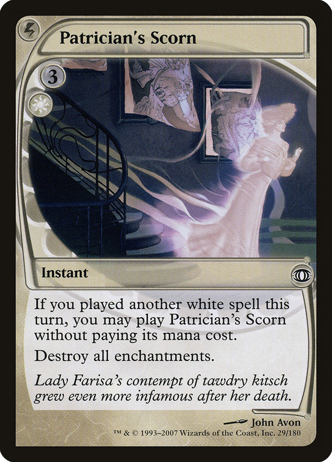 Desprezo de Compatrício / Patrician's Scorn - Magic: The Gathering - MoxLand