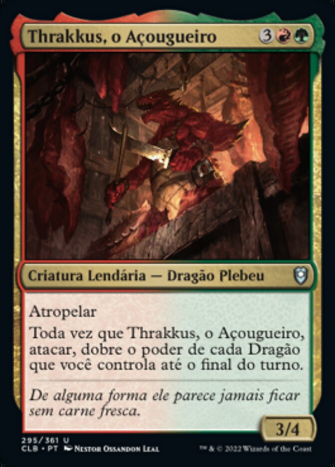 Thrakkus, o Açougueiro / Thrakkus the Butcher - Magic: The Gathering - MoxLand