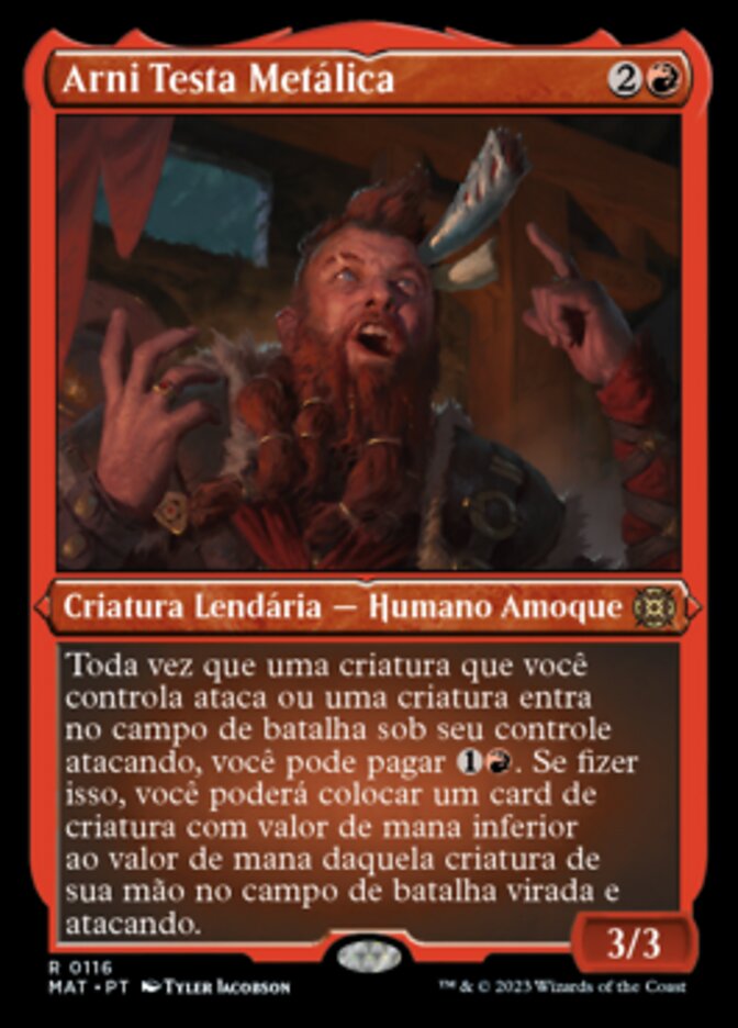 Arni Testa Metálica / Arni Metalbrow - Magic: The Gathering - MoxLand