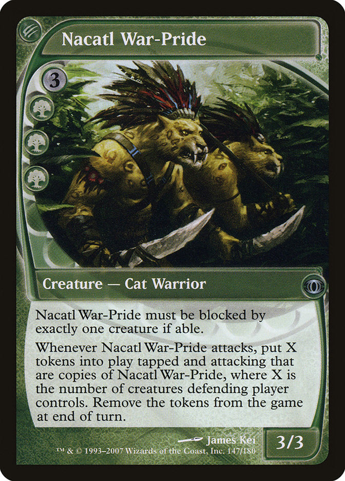 Orgulho de Guerra Nacatl / Nacatl War-Pride - Magic: The Gathering - MoxLand