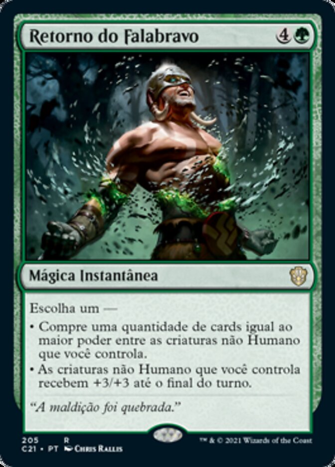 Retorno do Falabravo / Return of the Wildspeaker - Magic: The Gathering - MoxLand