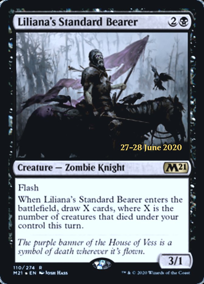 Porta-estandarte de Liliana / Liliana's Standard Bearer - Magic: The Gathering - MoxLand