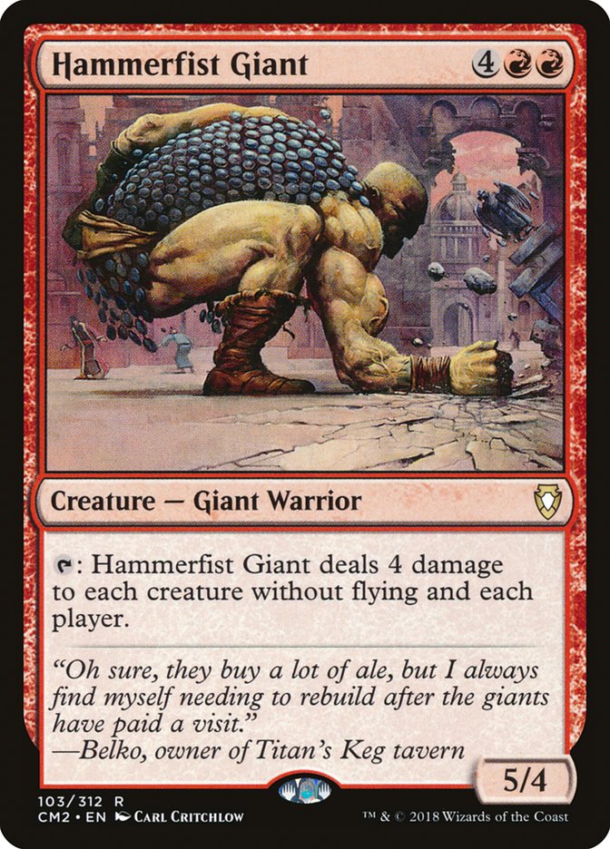 Gigante Punho de Martelo / Hammerfist Giant - Magic: The Gathering - MoxLand