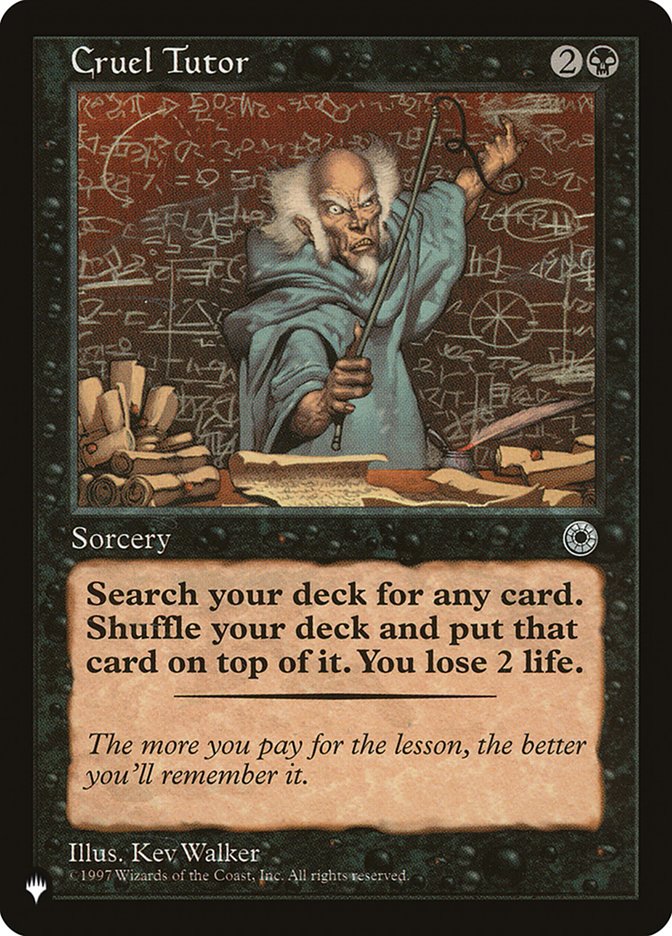 Cruel Tutor - Magic: The Gathering - MoxLand