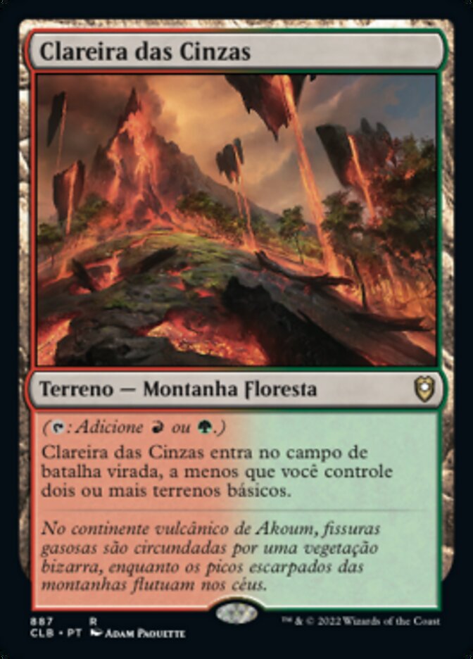 Clareira das Cinzas / Cinder Glade - Magic: The Gathering - MoxLand