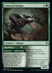 Texugo Colossal / Colossal Badger - Magic: The Gathering - MoxLand