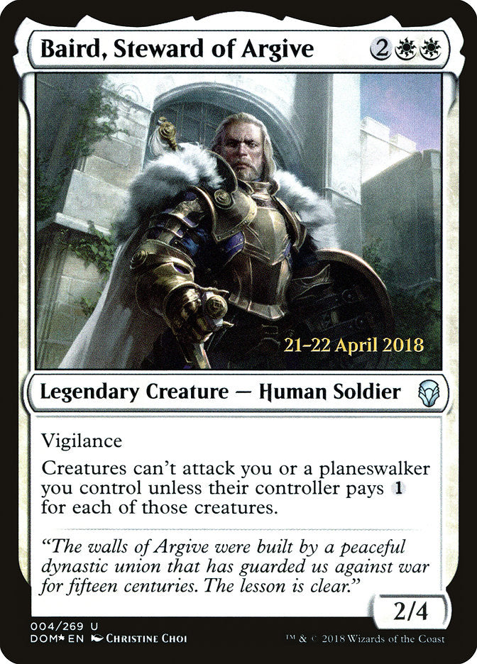 Baird, Guardião do Argivo / Baird, Steward of Argive - Magic: The Gathering - MoxLand