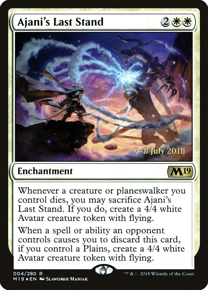 Resistência Final de Ajani / Ajani's Last Stand - Magic: The Gathering - MoxLand