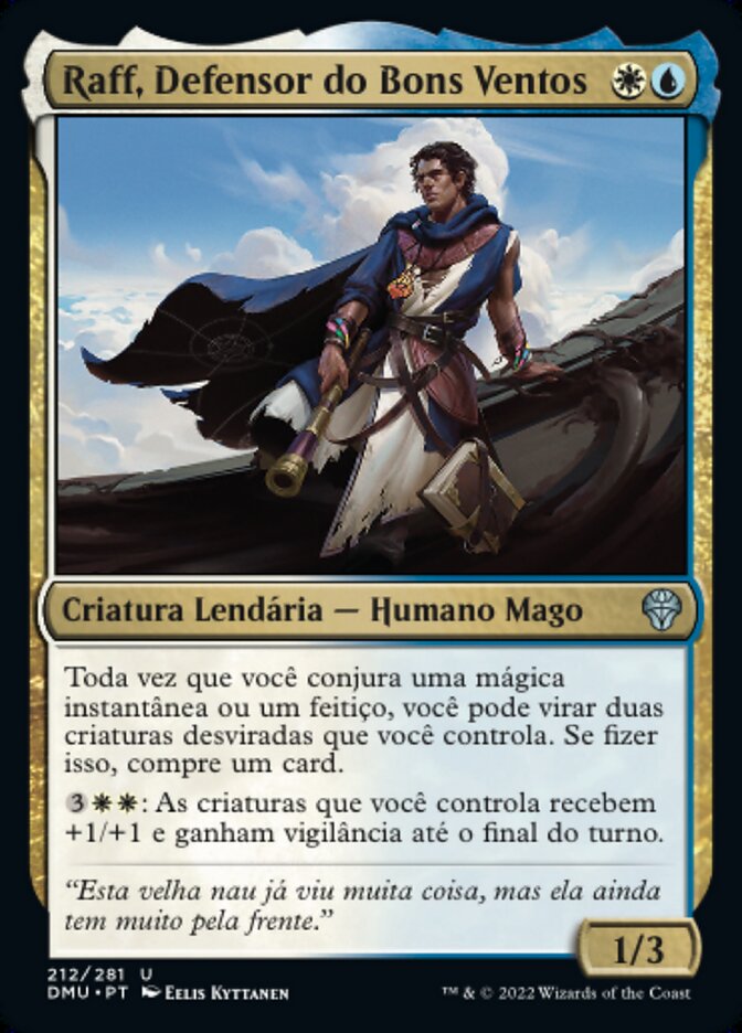 Raff, Defensor do Bons Ventos / Raff, Weatherlight Stalwart - Magic: The Gathering - MoxLand