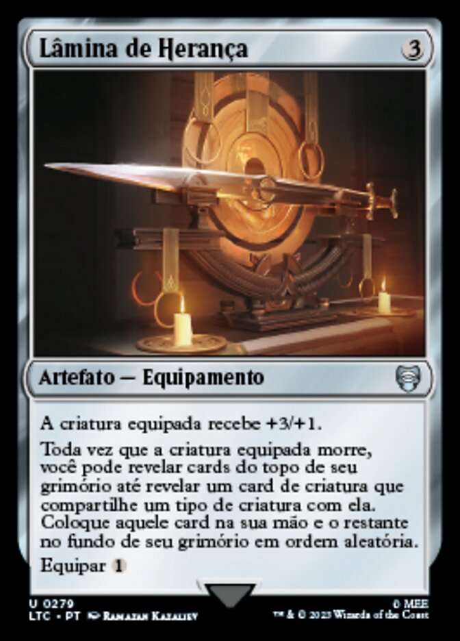 Lâmina de Herança / Heirloom Blade - Magic: The Gathering - MoxLand