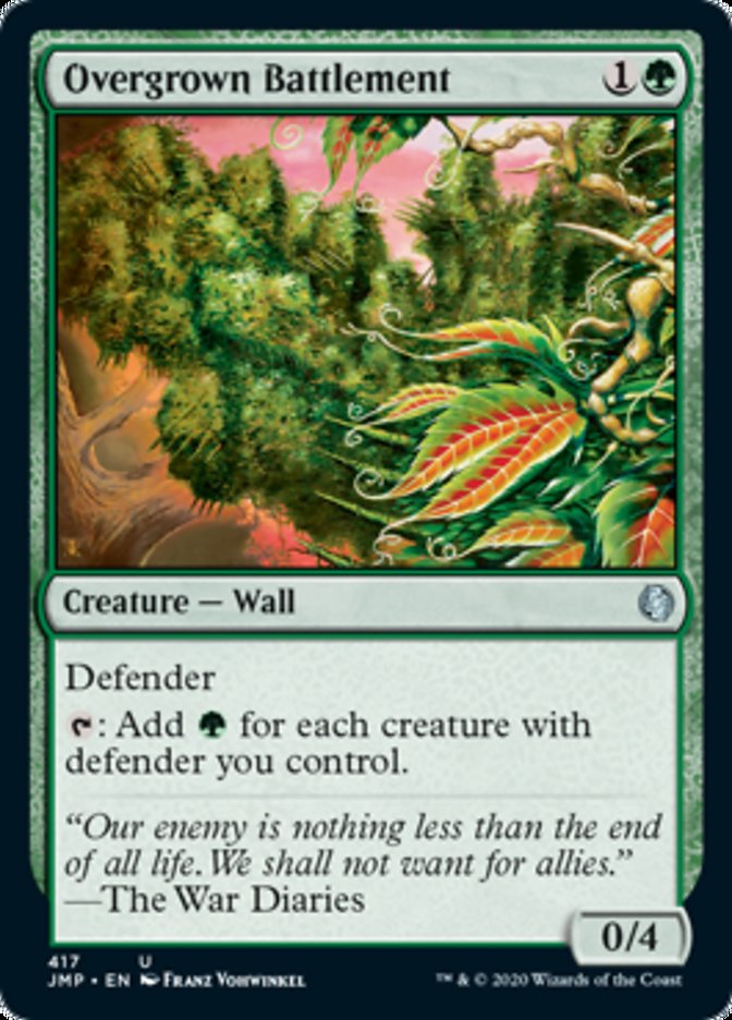 Ameia Encoberta / Overgrown Battlement - Magic: The Gathering - MoxLand