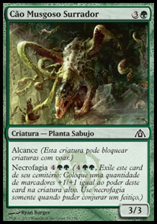 Cão Musgoso Surrador / Thrashing Mossdog - Magic: The Gathering - MoxLand