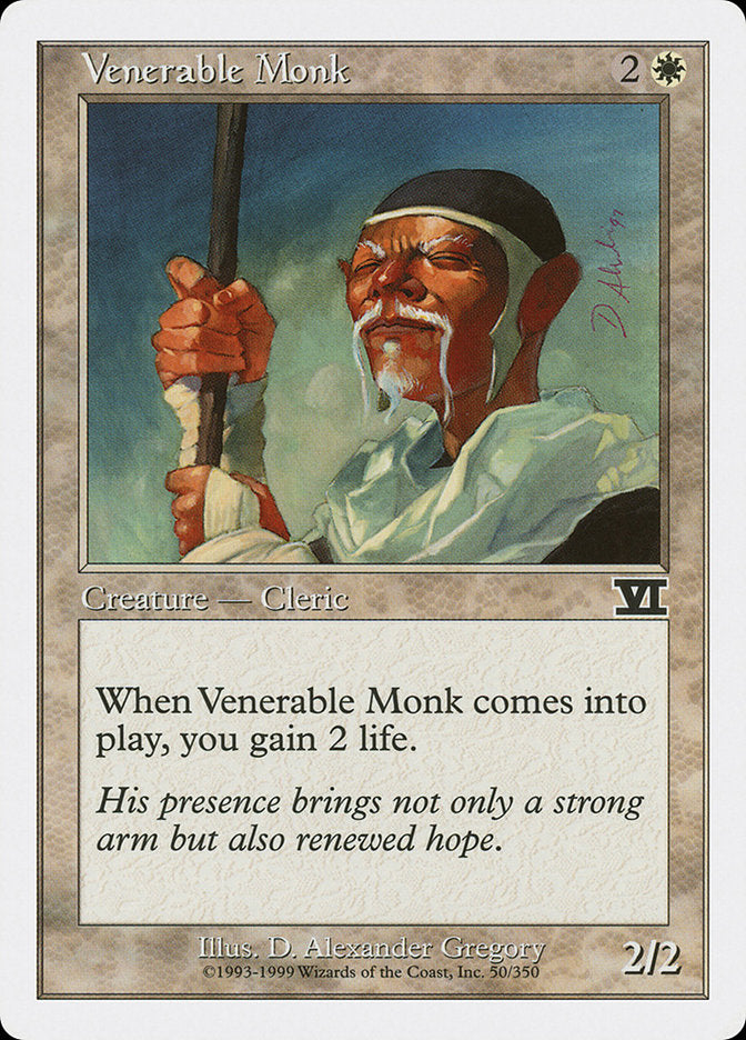 Monge Venerável / Venerable Monk - Magic: The Gathering - MoxLand