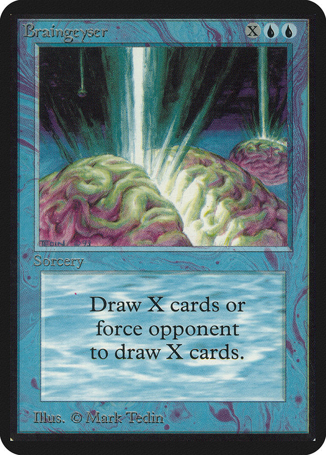 Gêiser Cerebral / Braingeyser - Magic: The Gathering - MoxLand