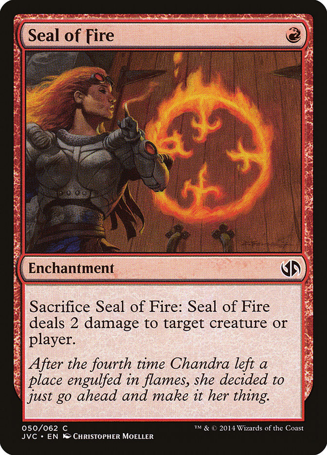 Selo do Fogo / Seal of Fire - Magic: The Gathering - MoxLand