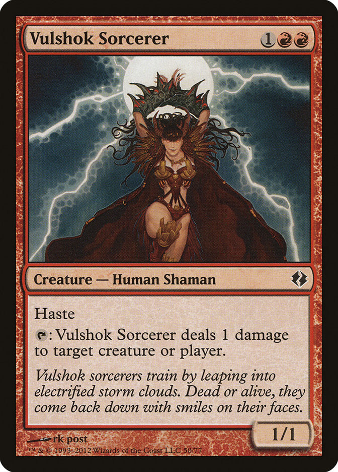 Feiticeira Vulshoque / Vulshok Sorcerer - Magic: The Gathering - MoxLand