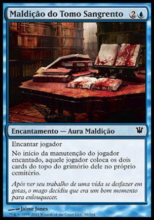 Maldição do Tomo Sangrento / Curse of the Bloody Tome - Magic: The Gathering - MoxLand