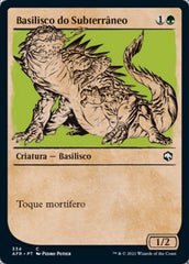 Basilisco do Subterrâneo / Underdark Basilisk - Magic: The Gathering - MoxLand