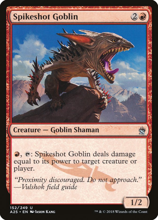 Goblin Atira-Ferrões / Spikeshot Goblin - Magic: The Gathering - MoxLand