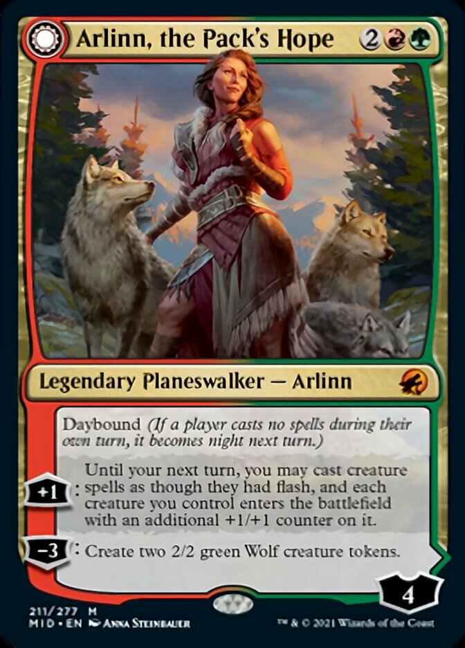 Arlinn, a Esperança da Matilha / Arlinn, the Pack's Hope - Magic: The Gathering - MoxLand