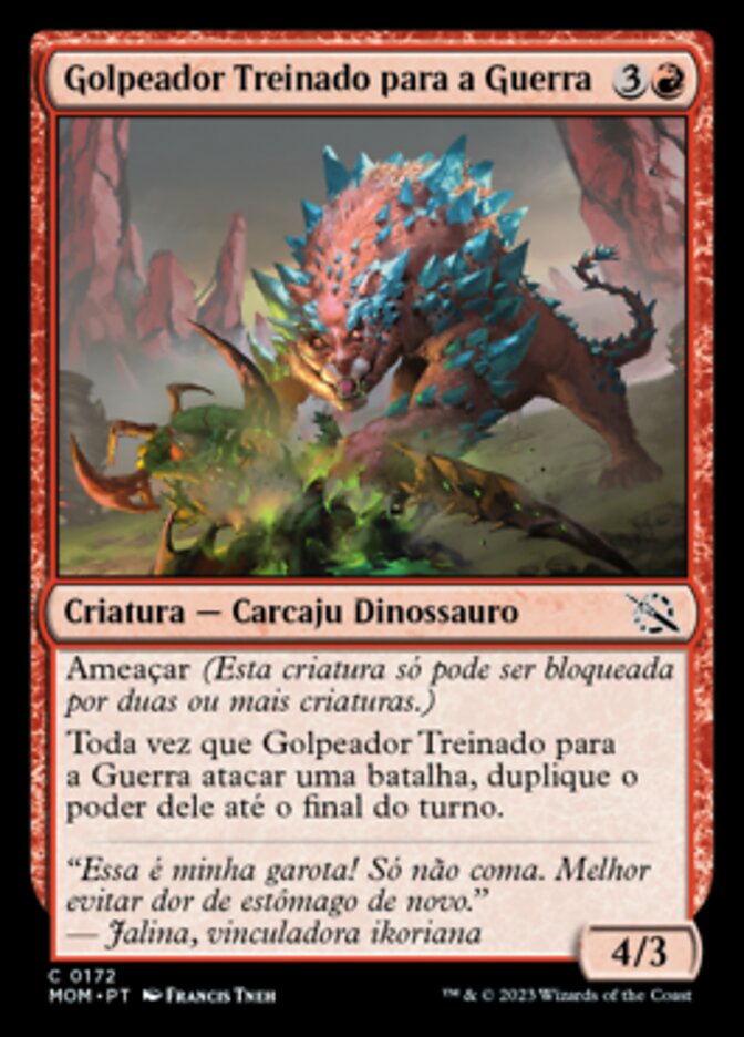 Golpeador Treinado para a Guerra / War-Trained Slasher - Magic: The Gathering - MoxLand