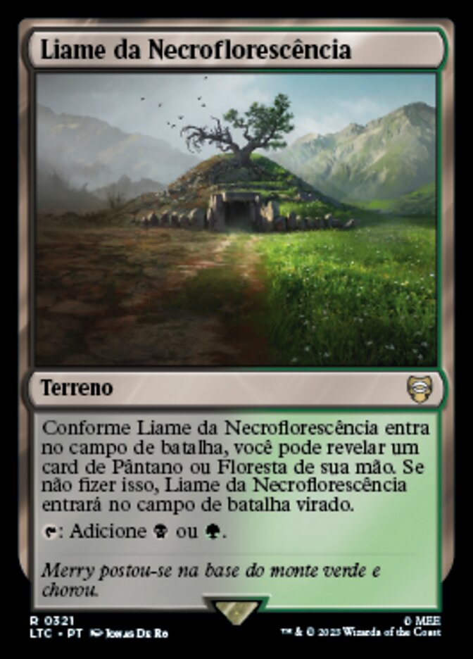 Liame da Necroflorescência / Necroblossom Snarl - Magic: The Gathering - MoxLand