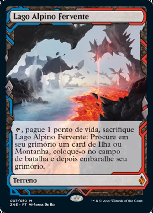 Lago Alpino Fervente / Scalding Tarn - Magic: The Gathering - MoxLand