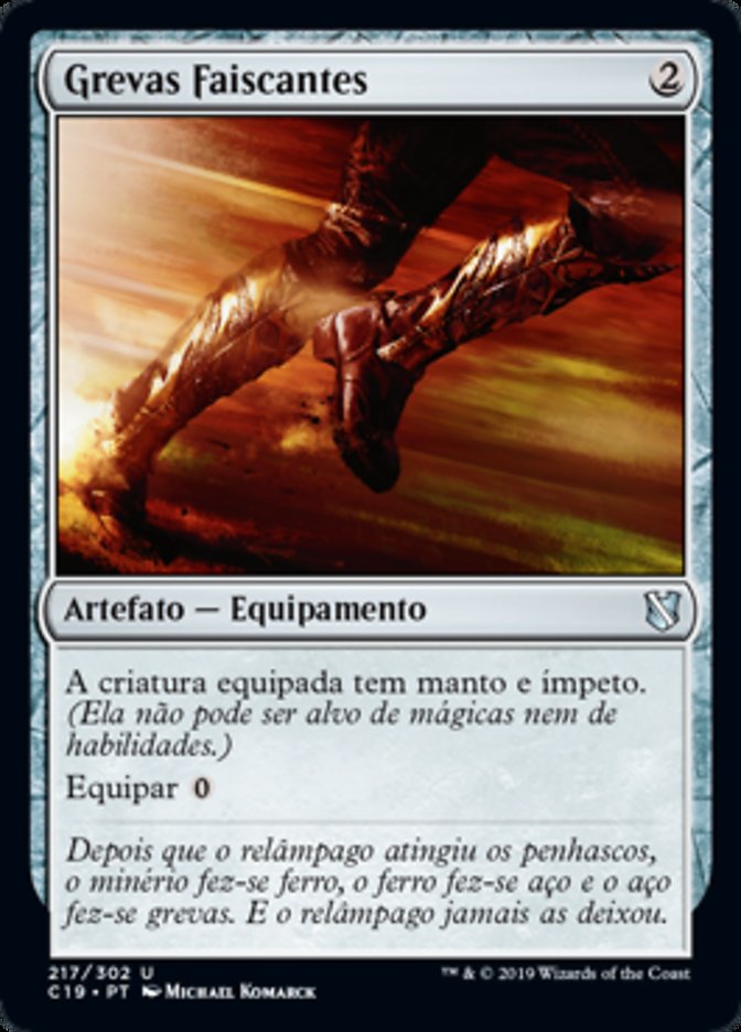 Grevas Faiscantes / Lightning Greaves - Magic: The Gathering - MoxLand