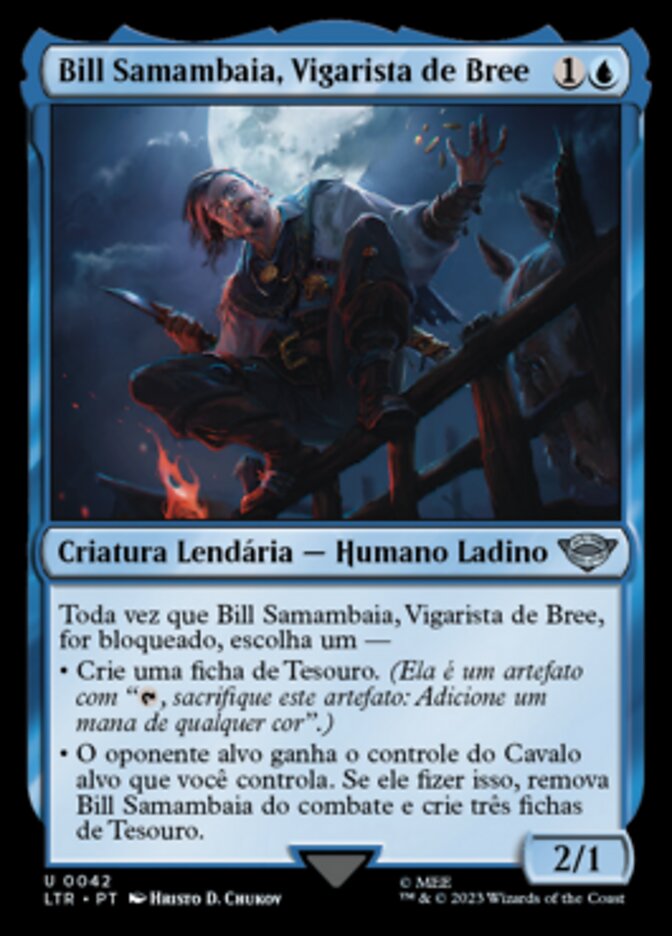 Bill Samambaia, Vigarista de Bree / Bill Ferny, Bree Swindler - Magic: The Gathering - MoxLand