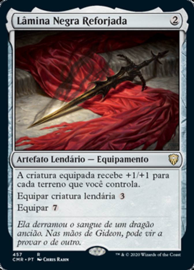 Lâmina Negra Reforjada / Blackblade Reforged - Magic: The Gathering - MoxLand