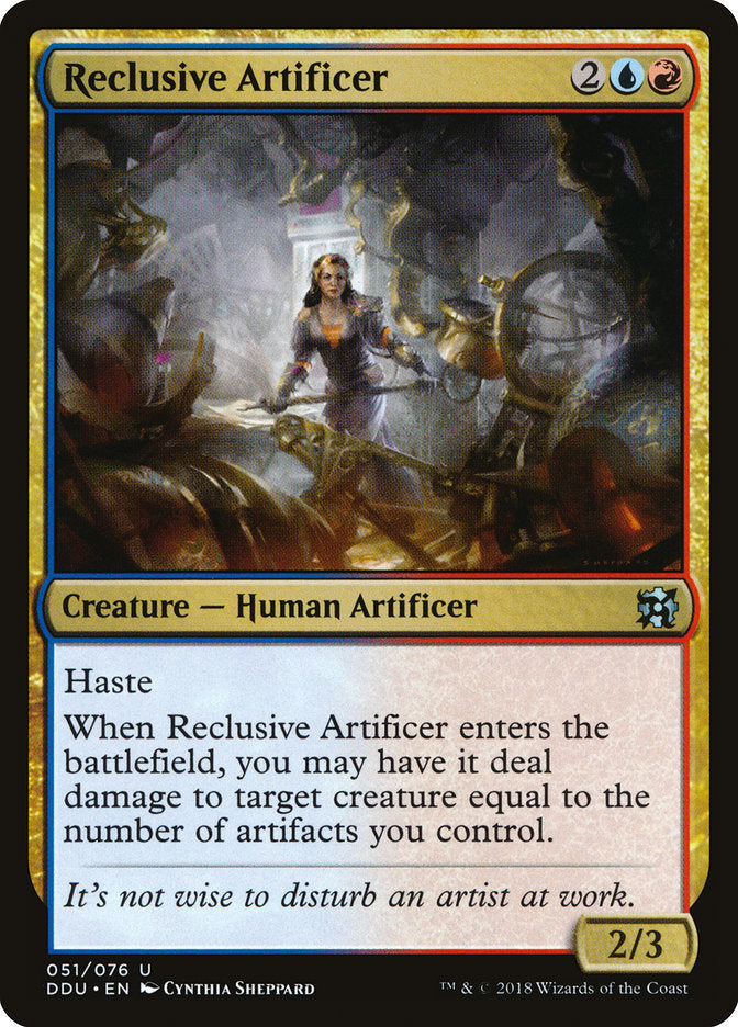 Artífice Eremita / Reclusive Artificer - Magic: The Gathering - MoxLand