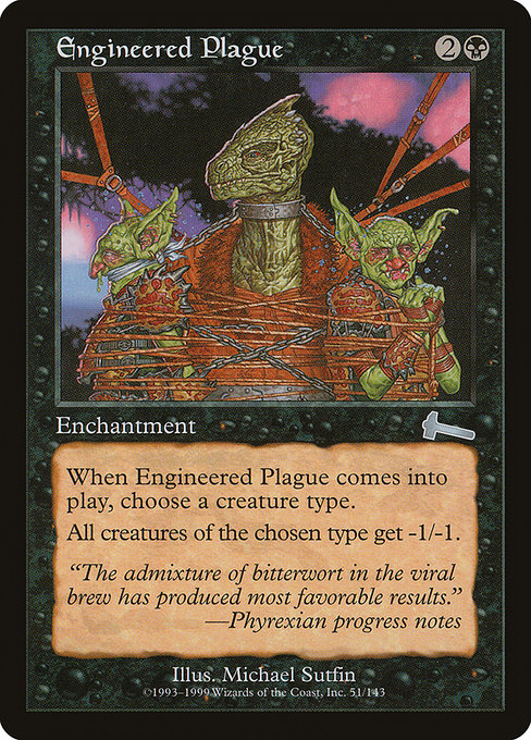 Praga Fabricada / Engineered Plague - Magic: The Gathering - MoxLand