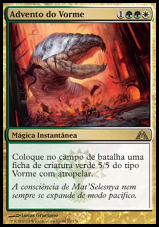 Advento do Vorme / Advent of the Wurm - Magic: The Gathering - MoxLand