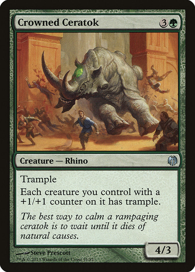 Ceratok Coroado / Crowned Ceratok - Magic: The Gathering - MoxLand