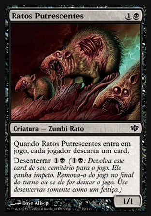 Ratos Putrescentes / Rotting Rats - Magic: The Gathering - MoxLand