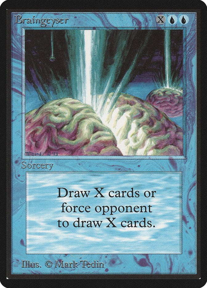 Gêiser Cerebral / Braingeyser - Magic: The Gathering - MoxLand