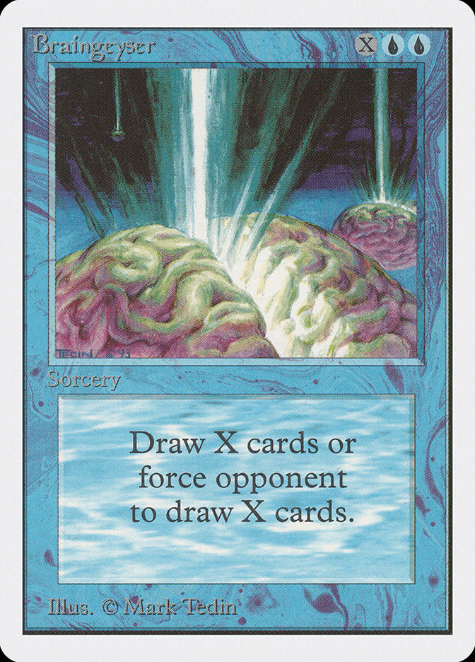 Gêiser Cerebral / Braingeyser - Magic: The Gathering - MoxLand