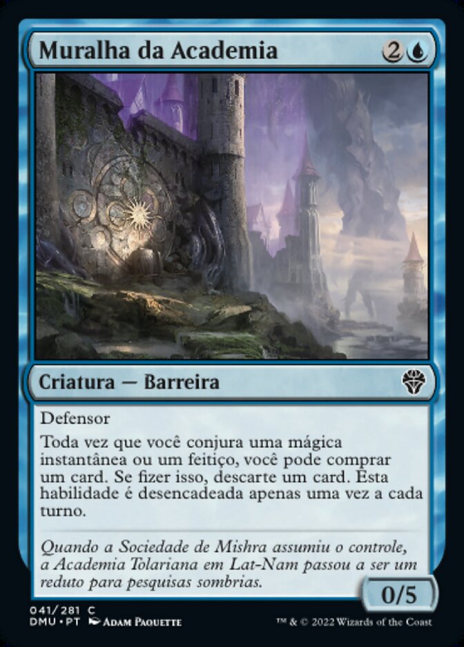 Muralha da Academia / Academy Wall - Magic: The Gathering - MoxLand