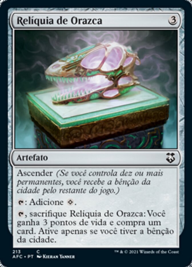 Relíquia de Orazca / Orazca Relic - Magic: The Gathering - MoxLand