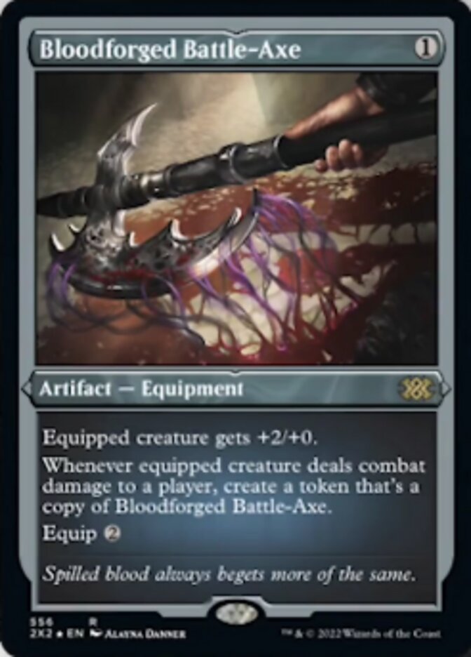 Machado Forjado em Sangue / Bloodforged Battle-Axe - Magic: The Gathering - MoxLand