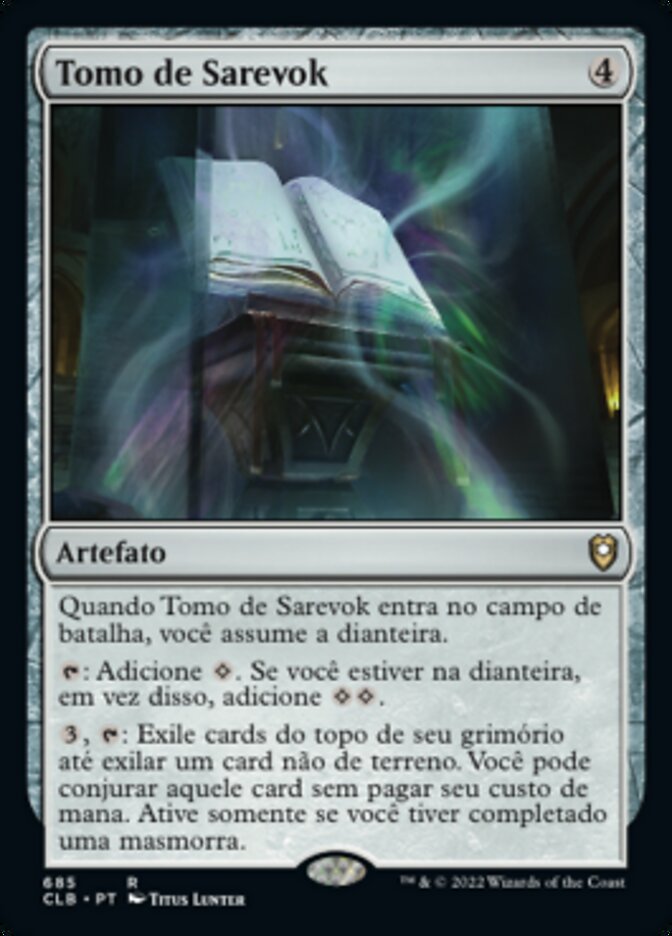 Tomo de Sarevok / Sarevok's Tome - Magic: The Gathering - MoxLand