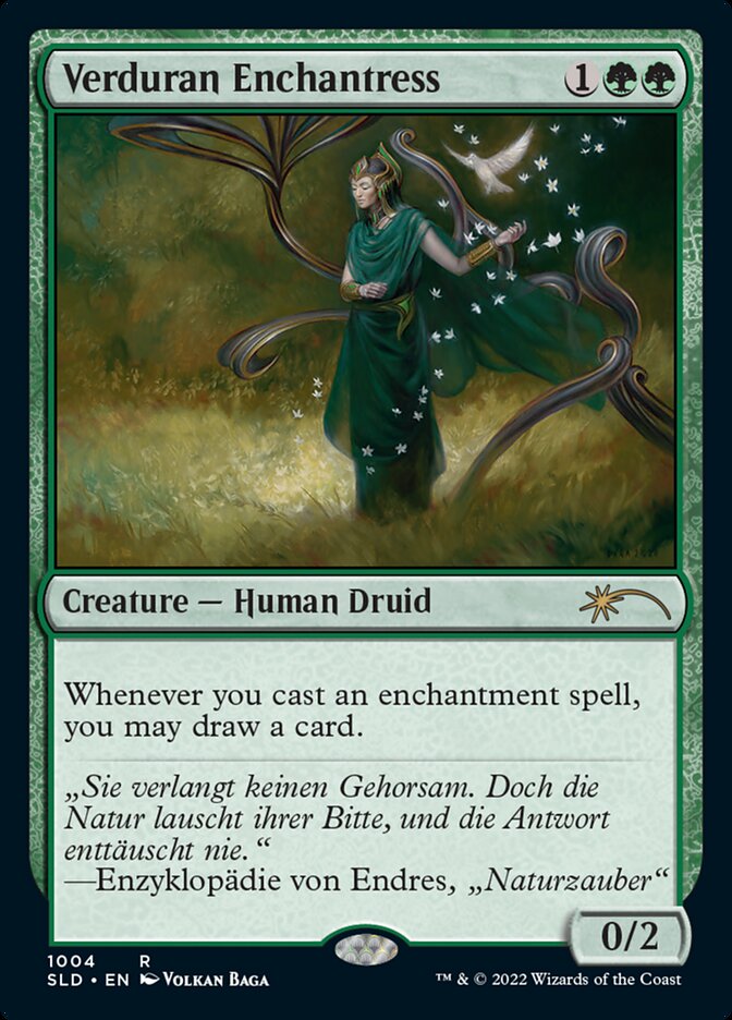 Bruxa de Verduran / Verduran Enchantress - Magic: The Gathering - MoxLand